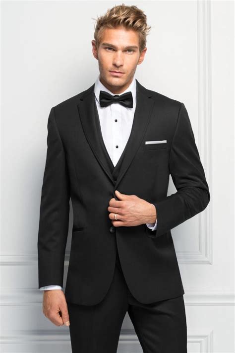 Ultra Slim Black Sterling Wedding Suit – Michael Kors